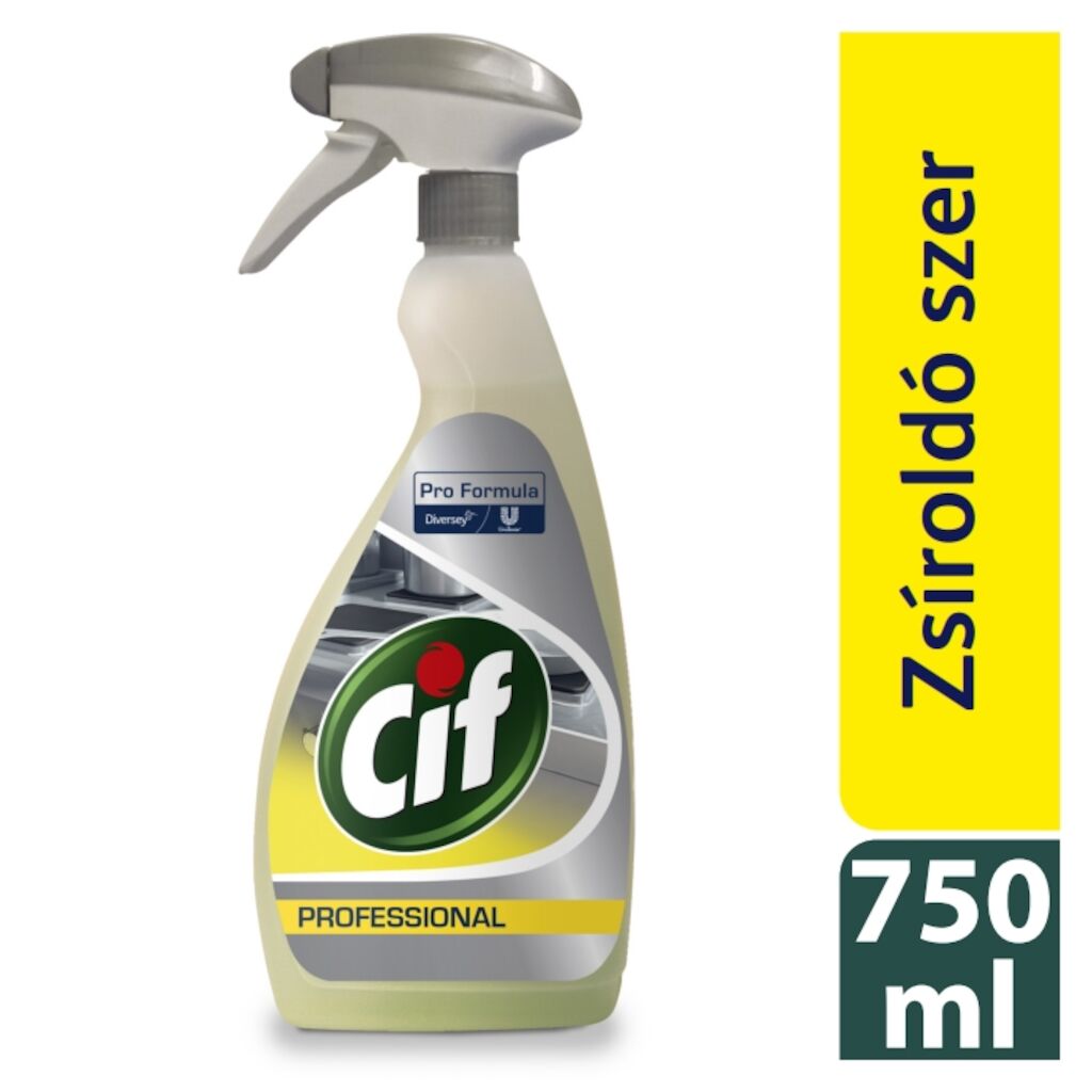 Cif Pro Formula Degreaser 6x0.75L - Erőteljes tisztító- és zsíroldószer